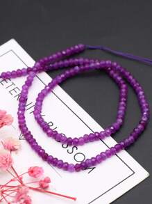 1 hebra Accesorio de joya DIY cuenta - Morado - Ver 1
