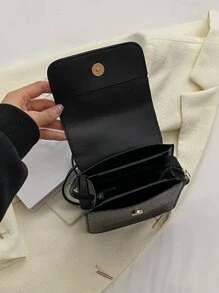 Túi Crossbody Nữ Thanh lịch - màu đen - Xem 7