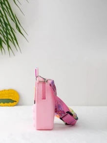 獨角獸矽膠兒童斜挎迷你肩袋-兒童獨角獸斜挎袋 - 粉色 - 查看 3