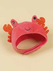 1pc Cartoon Crab Design Pet Headwear - Multicolor - View 2