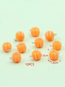 10pcs/set Random Orange DIY Pendant - Orange - View 2