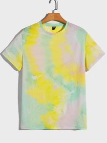 SWAVVY Men Tie Dye Tee - Multicolor - View 1