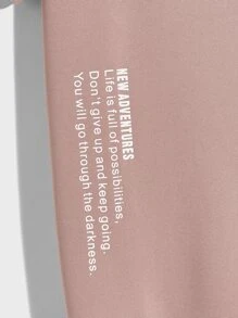 Manfinity VCAY Men Slogan Graphic Tee - Dusty Pink - View 4