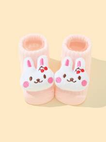 1 đôi Vớ trang trí hình thỏ cho bé - Hồng - Xem 3