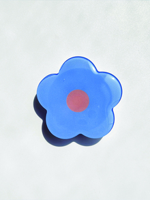 1pc Flower Design PMMA Stand-Out Phone Grip Holder - Multicolor - View 4