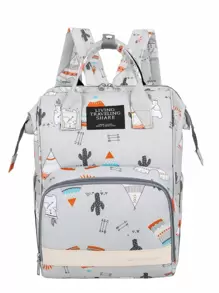 时尚孕妇背包，大容量尿布包，便携式旅行母婴包