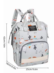 时尚孕妇背包，大容量尿布包，便携式旅行母婴包