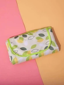 1pc Picnic Mat Moisture-proof & Waterproof Thick Oxford Cloth Pe Non-woven Fabric Hand-held Bag Style Outdoor Camping Mat - Red - View 3