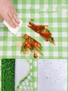 1pc Picnic Mat Moisture-proof & Waterproof Thick Oxford Cloth Pe Non-woven Fabric Hand-held Bag Style Outdoor Camping Mat - Red - View 8