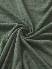 INAWLY Camiseta con gráfico de estampado de ganado y cactus para mujeres - Verde Oscuro - Ver 3