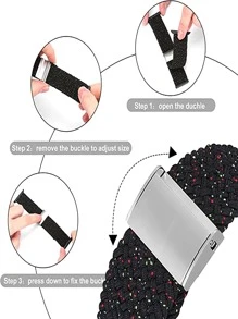 Woven Watchband Compatible With Apple Watch - Multicolor - View 9