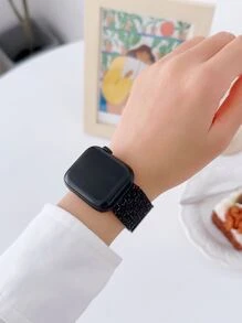 Woven Watchband Compatible With Apple Watch - Multicolor - View 6