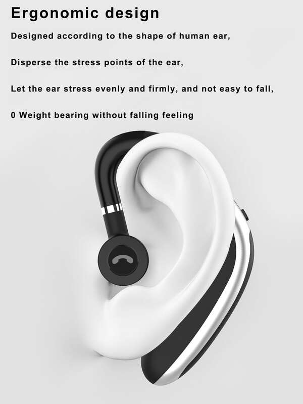 Bone Conduction Single Ear Wireless Earphone SHEIN USA