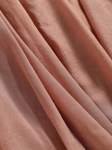 DAZY Solid Elastic Waist Skirt - Pink - View 3