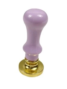 1入組素色蠟封印章手柄