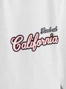 SHEIN Boys Slogan Graphic Tee - White - View 3