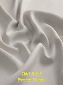 Estelar Textiler Plain Single Panel Curtain, Minimalist Polyester Single Panel Blackout Curtain For Bedroom And Living Room - Apricot - View 3