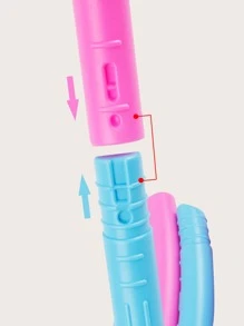 Detachable Sports Fitness Exercise Hoop - Multicolor - View 6