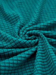 1入組滌綸沙發座墊套極簡主義藍色彈力沙發墊套四季皆宜 - 墨綠色 - 查看 5