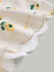 SHEIN MOD Floral Print Paperbag Waist Shorts - Multicolor - View 3