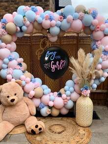 121入組乳膠現代混色裝飾氣球適用於派對 - 彩色 - 查看 2