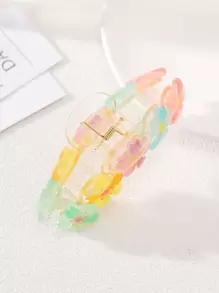 Flower Decor Hair Claw