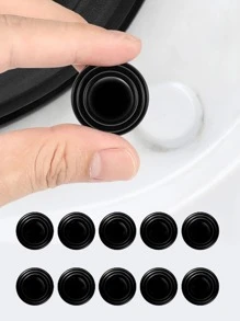 10入組矽膠車門減震器墊片 - 黑色 - 查看 2