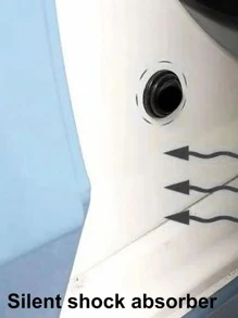 10入組矽膠車門減震器墊片 - 黑色 - 查看 3