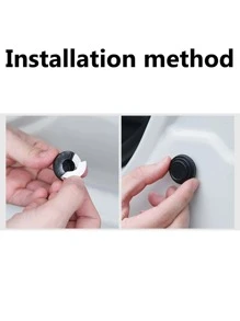 10入組矽膠車門減震器墊片 - 黑色 - 查看 4