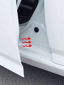 10入組矽膠車門減震器墊片 - 黑色 - 查看 8