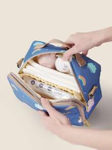 Sunveno Baby Diaper Bag - Blue - View 5