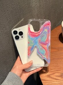 Ốp điện thoại TPU trong suốt Colorblock - Nhiều màu - Xem 1