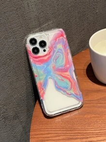 Ốp điện thoại TPU trong suốt Colorblock - Nhiều màu - Xem 2