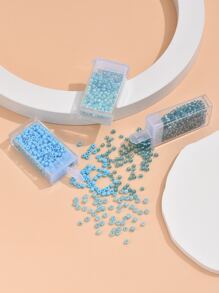 3 Boxes Random 3 Colors Glass Seed Beads For Diy Necklace, Jewelry Making - Multicolor - View 1