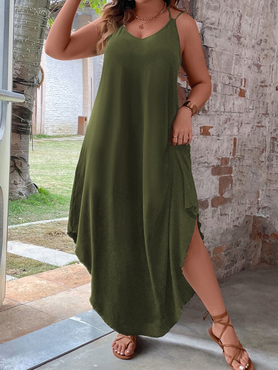 Curved Hem Sports Cami