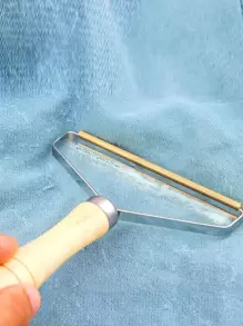 1入組木頭寵物除毛刷