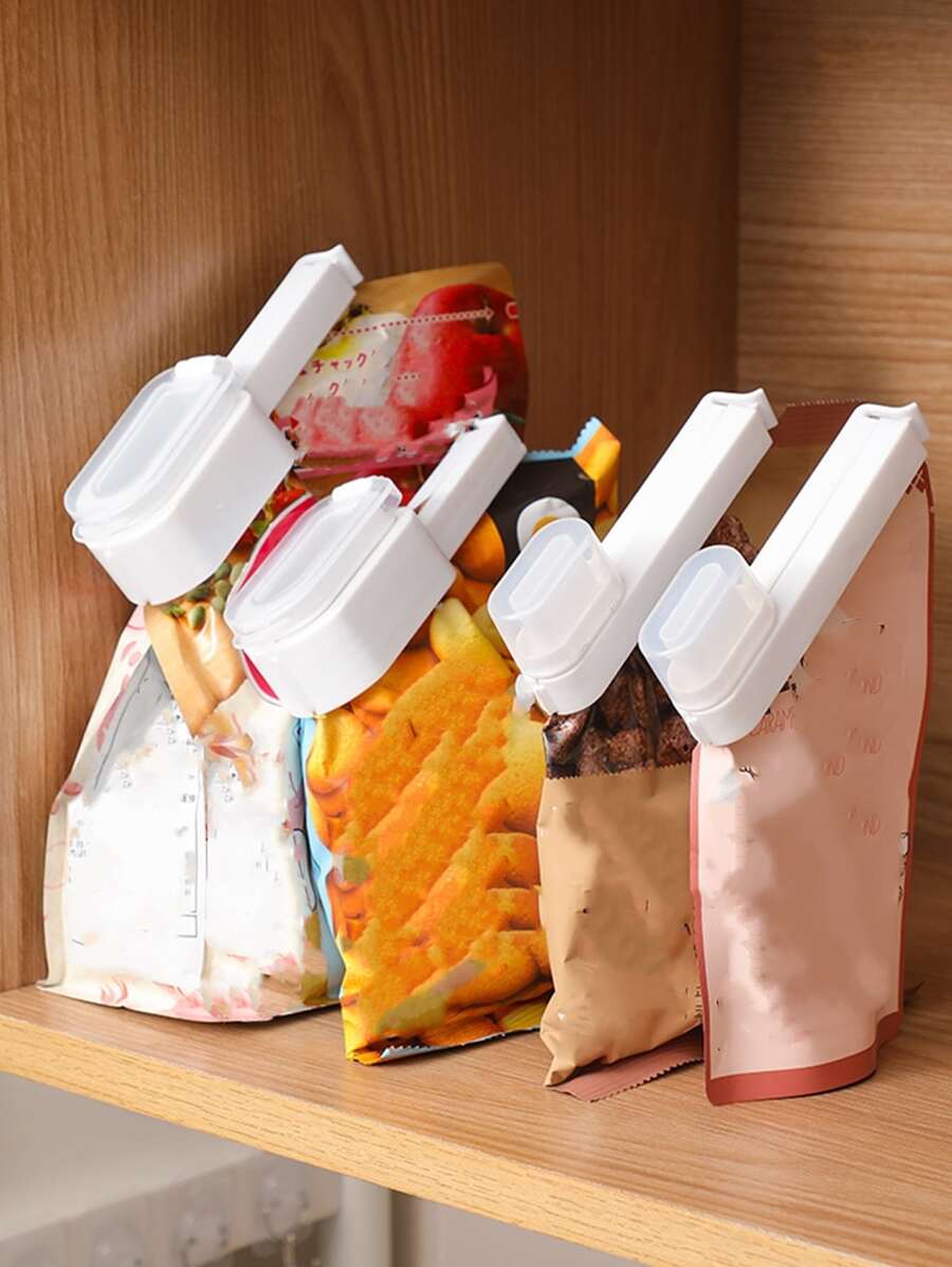 1pc PP Sealing Clip, Modern White Sealing Clip For Home, Kitchen - White - View 1