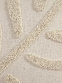 1pc Leaf Tufted Cushion Cover Without Filler, Modern Fabric Decorative Throw Pillow Cover For Home