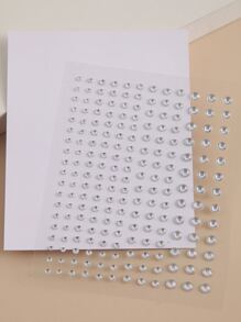 Party Joy 2 Miếng Dán Đá Quý 3D Mini Màu Bạc Nhiều Mặt Để Trang Điểm Mặt & Mắt, Trang Trí Tự Làm Cho Bữa Tiệc - Nhiều màu - Xem 3