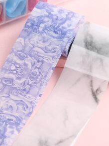 FULL BEAUTY 1 hộp Giấy chuyển móng tay in đá cẩm thạch - Nhiều màu - Xem 5