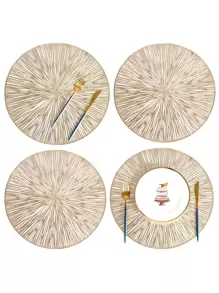 4 bộ Plain Placemat - Rượu sâm banh - Xem 1