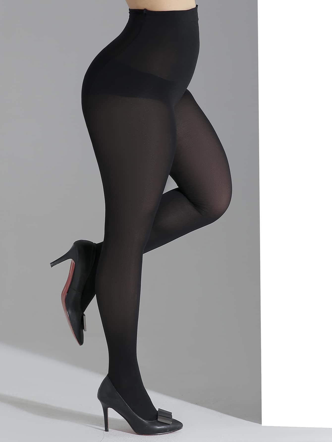 Quần tất tối giản chắc chắn - màu đen - Xem 1