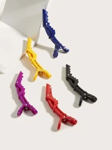 6pcs Salon Professional Hair Clip,Professional Alligator Hair Clips, Hair Styling Clips Sectioning Clips of Hair Salon - Multicolor - View 1