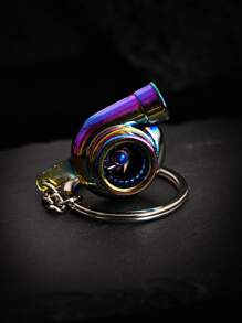 Men Geometric Decor Keychain Gift Souvenir Car Accessories Bag Charm - Multicolor - View 1