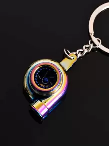Men Geometric Decor Keychain Gift Souvenir Car Accessories Bag Charm - Multicolor - View 3