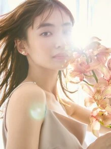 DAZY Draped Collar Cami Dress - Beige - View 7