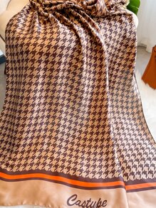 Khăn hoa văn Houndstooth - Nhiều màu - Xem 2