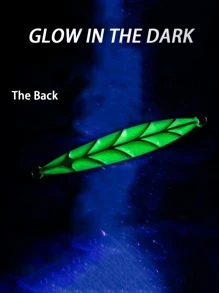 GOTURE 1pc Móc hỗ trợ phát sáng chậm Pitch Jigs đôi - màu xanh lá - Xem 3