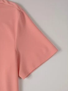 Manfinity Homme 男士條紋飾邊POLO衫