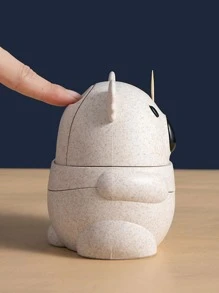 1pc Koala Design Toothpick Holder - Beige - View 6